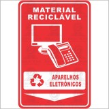 Material reciclável - Aparelhos eletrônicos 